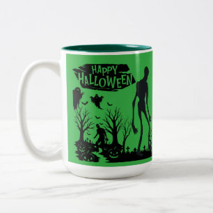 Specter's Erntedankfest kellygrün Zweifarbige Tasse