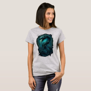 Spectral Coil Cyberpunk Schlange Dunkle Damen T-Shirt