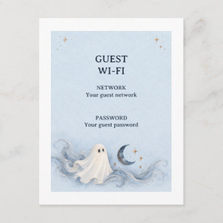 Spectral Signal Halloween-Gast-WiFi-Sign-Karte Einladung