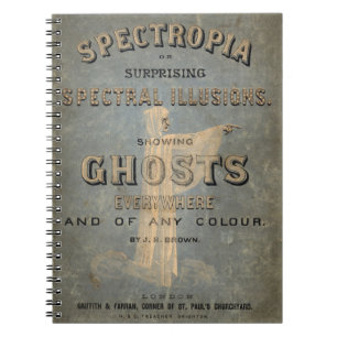 Spectropia - eine Studie der Geister - 1866 Notizblock