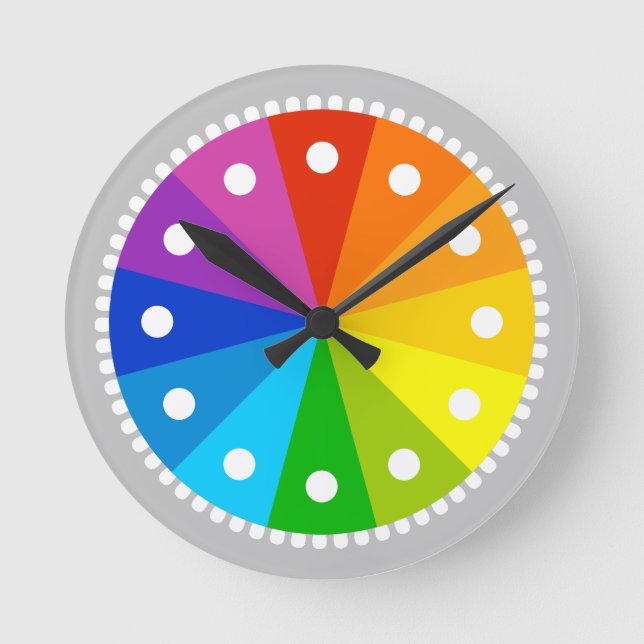 Spectrum Runde Wanduhr (Vorderseite)