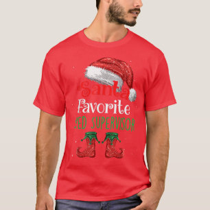 Sped-Aufsicht Santa Lieblings-Claus Weihnachten Sp T-Shirt