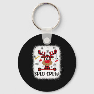 Sped Crew Buffalo Kariert Rentier Weihnachtsmannmü Schlüsselanhänger