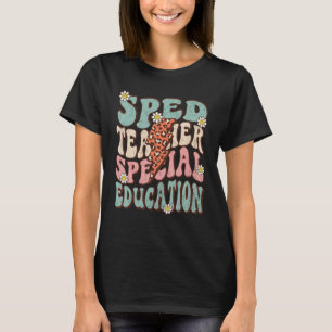 Sped-Lehrer Leben Groovy Retro Sonderpädagogik C T-Shirt