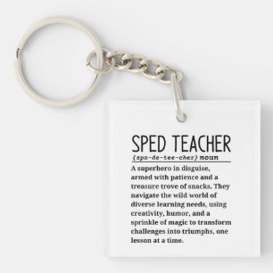 Sped-Lehrer Schlüsselanhänger