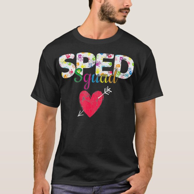 SPED-Squad mit besonderer Bildung T-Shirt (Vorderseite)