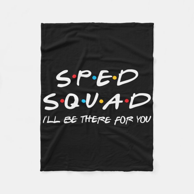 Sped Squad werde ich für Sie da sein besondere Bil Fleecedecke (Vorderseite)