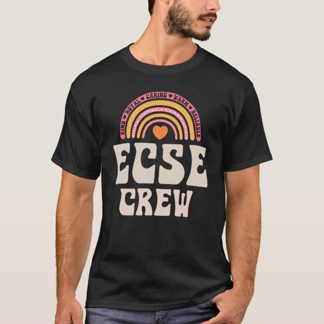SPED Teacher ECSE Crew Early Childhood Special Edu T-Shirt (Vorderseite)