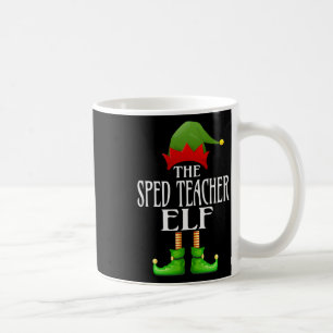 Sped Teacher Elf Xmas Funny Familie Matching Chris Kaffeetasse