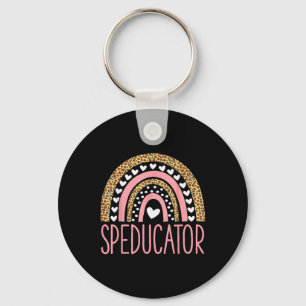 Sped Teacher - Hörproduzent - Lautsprecher Rainb Schlüsselanhänger