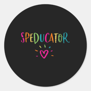Sped Teacher - Hörproduzent Runder Aufkleber
