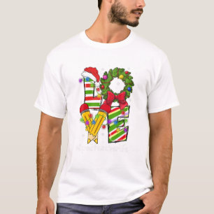 Sped Teacher Life Weihnachtsmannmütze T-Shirt