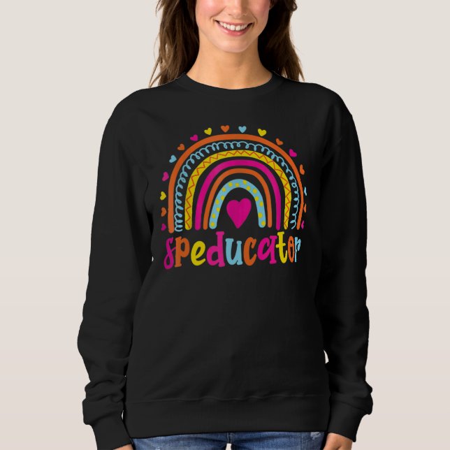 Speducer Special Bildung Teacher Sped Ed 1 Sweatshirt (Vorderseite)