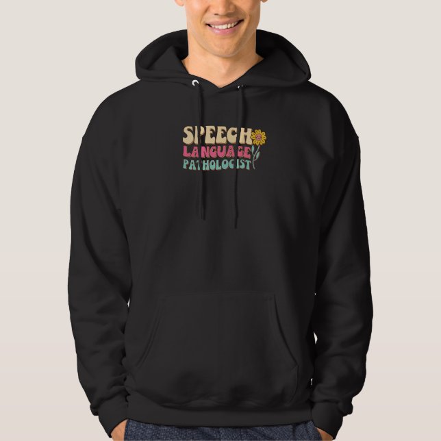 Speech Language Pathologist Slp Speech Therapy Pat Hoodie (Vorderseite)