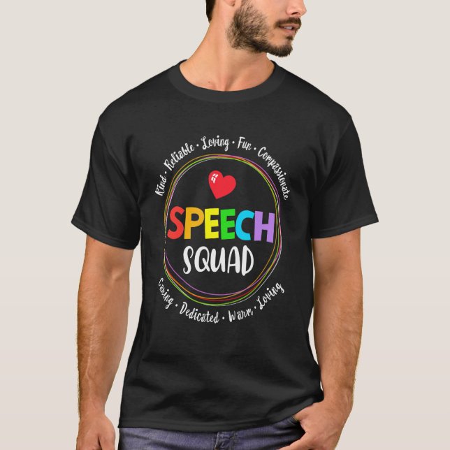 Speech Language Pathologist Therapy SLP TEAM oder  T-Shirt (Vorderseite)