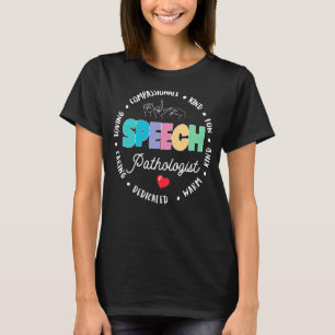 Speech Therapist Slp Life Squad Speech Pat T-Shirt