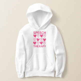 Speech Therapy Cute Speech Therapist Hoodie