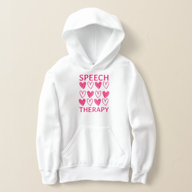 Speech Therapy Cute Speech Therapist Hoodie (Ablage )