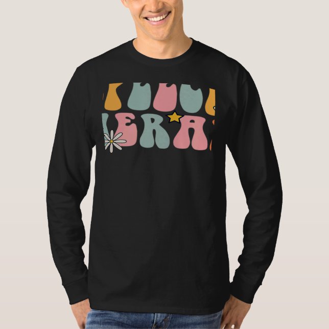 Speech Therapy Groovy Retro Vintage Cute T-Shirt (Vorderseite)