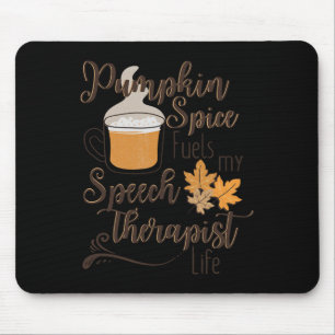 Speech Therapy Pumpkin Herbst Herbst Erntedank Ha Mousepad