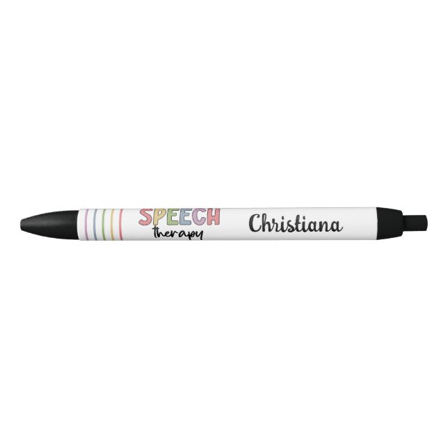 Speech Therapy SLP Speech Therapy Student Geschenk Kugelschreiber (Vorderseite)