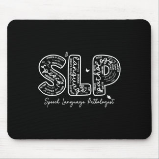 Speech Therapy Speech Language Pathologist Therapi Mousepad