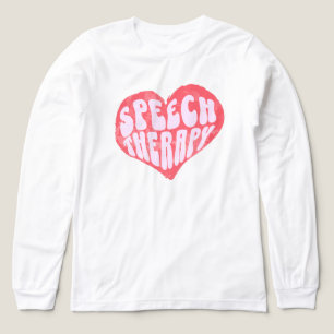 Speech Therapy Speech Language Therapist Tri-Blend Shirt