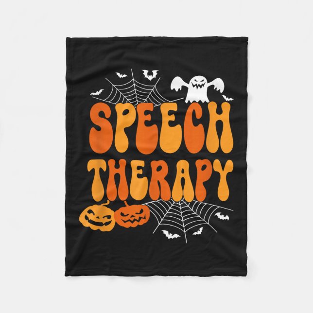 Speech Therapy Speech Therast Speech Pathology Hal Fleecedecke (Vorderseite)