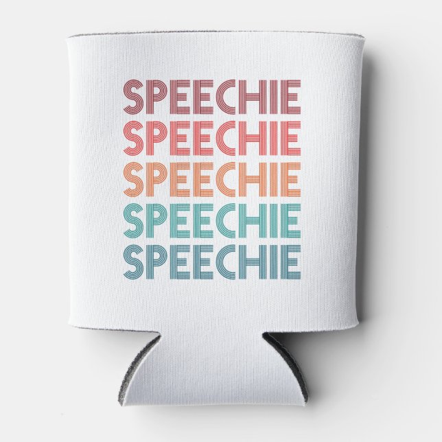 Speechie Retro Speech Pathology Pathologist SLP Dosenkühler (Vorderseite)