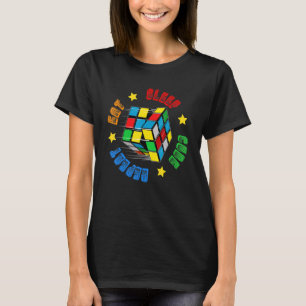 Speed-Cuber Puzzle-Cubing-Cubes Magie Jungen Mädch T-Shirt