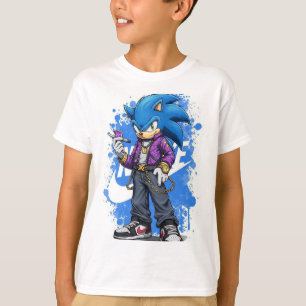 Speed Drip – Urban Sonic Style Kinder T-Shirt