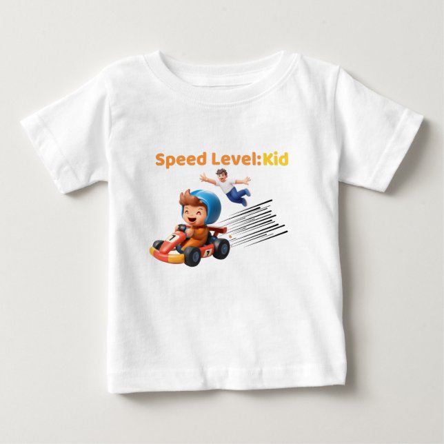 Speed Level: Kid Baby T-shirt (Vorderseite)