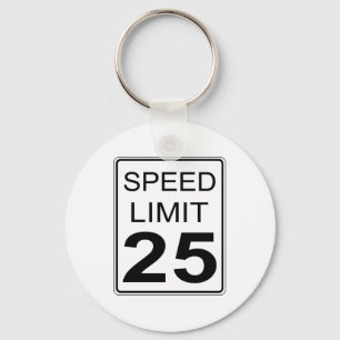 Speed Limit Schlüsselanhänger
