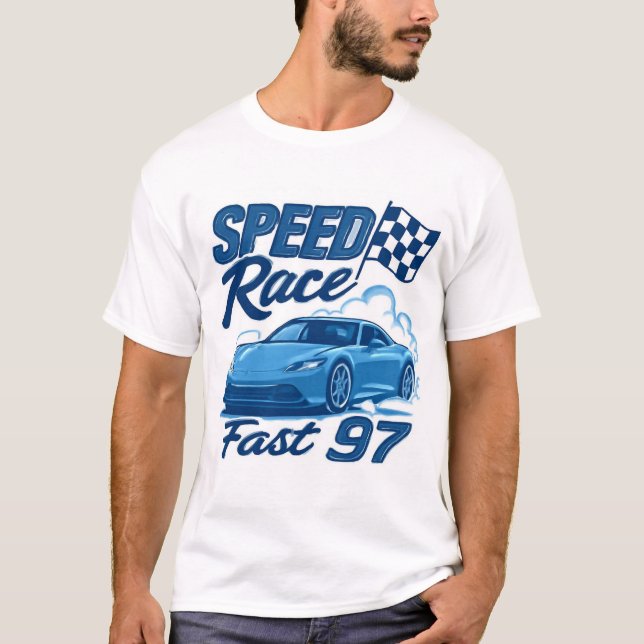 Speed race fast 97 T-Shirt (Vorderseite)