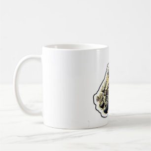 Speed Rider Collage Design Kaffeetasse