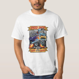 Speed Shop Frisierte Auto Muskel T-Shirt