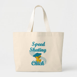 Speed Skaten Chick #3 Jumbo Stoffbeutel