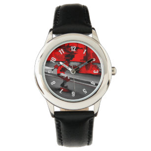 Speed Skater - Skateboarder Armbanduhr