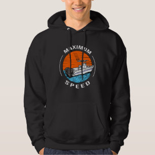 Speedboat Racing Boot Motorboot Kapitän Hoodie