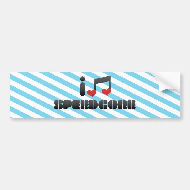 Speedcore Autoaufkleber (Vorne)