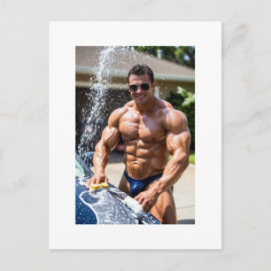 Speedo-Chroniken: Held der Autowäsche Postkarte