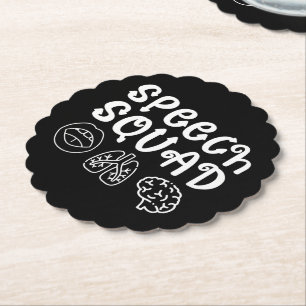 Speedsquad SLP Speech Language Pathologe Funny Untersetzer