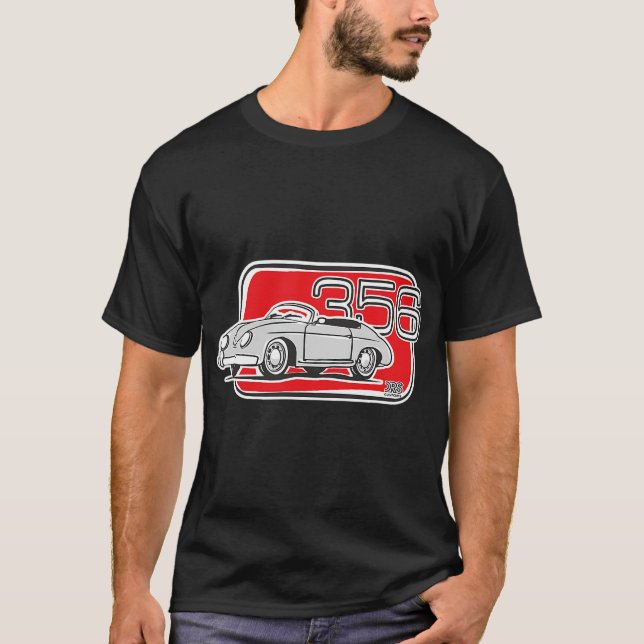 Speedster 356 Cabrio Classic Car T - Shirt (Vorderseite)