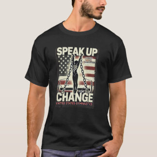 "Speedup for Change - United Staaten Gymnastics T-Shirt
