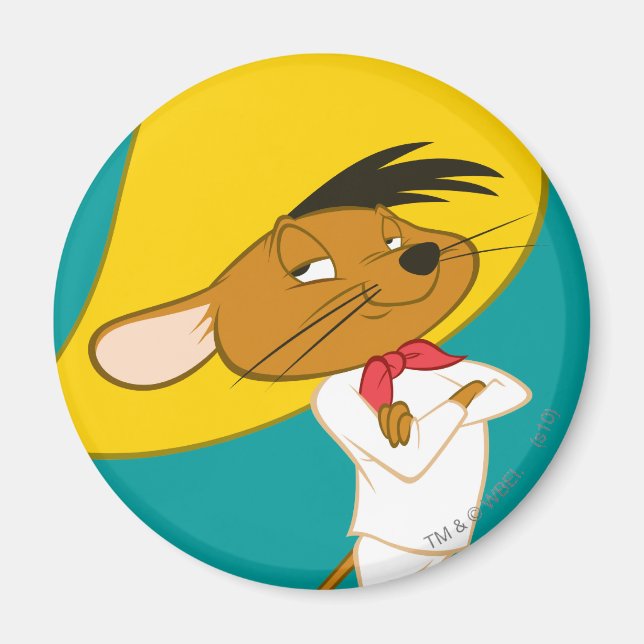 SPEEDY GONZALES™ Confident Color Magnet (Vorne)