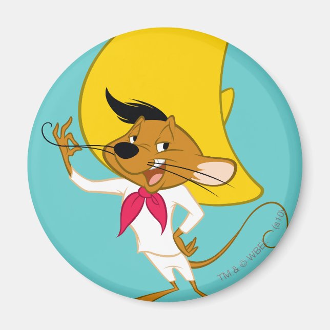 SPEEDY GONZALES™ Mustache Magnet (Vorne)