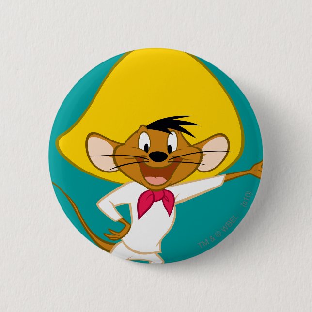 SPEEDY GONZALES™ Stehend Button (Vorderseite)