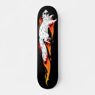 Speedy Squirrel Flames Skateboard Deck
