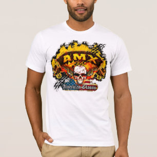 Speer AMCs AMX - Burnout-Fahnen-Schädel - n-Flagg T-Shirt