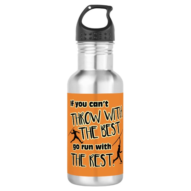 Speer-Wurf mit der Besten Wasser-Flasche Trinkflasche (Vorderseite)